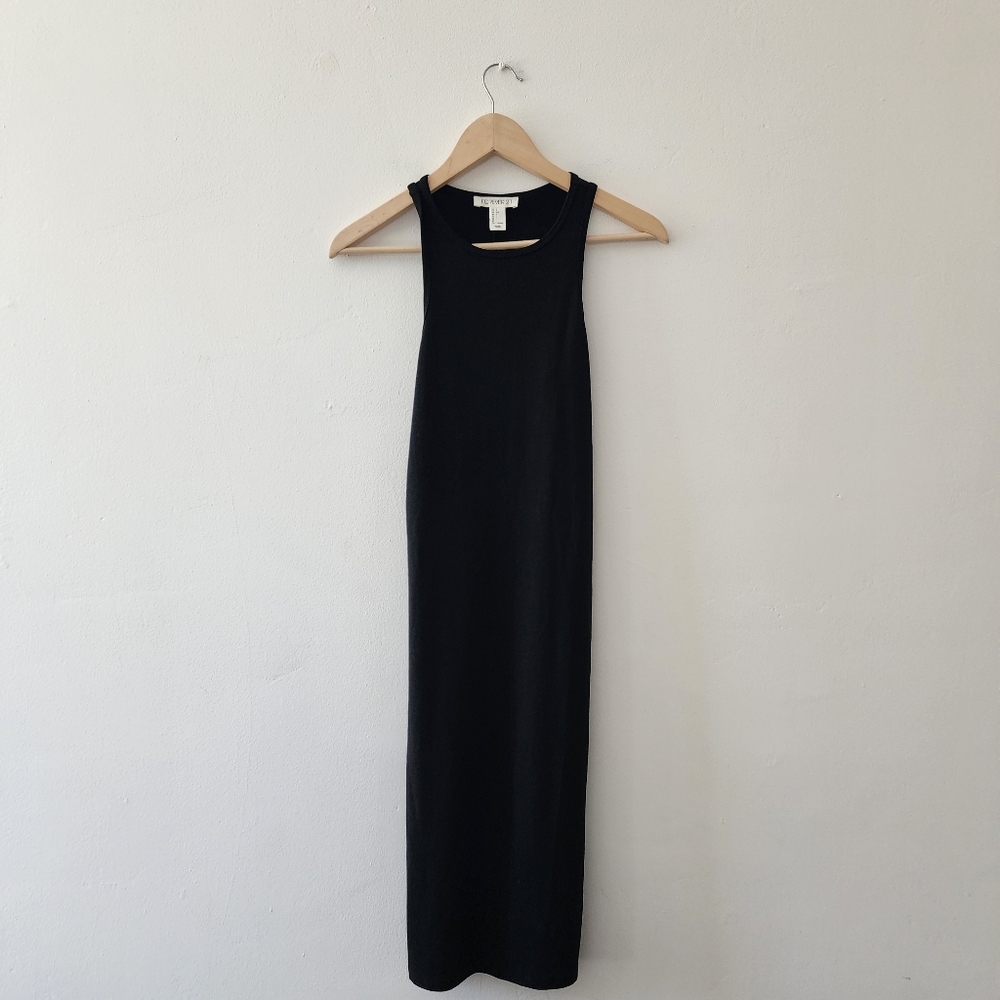LAST CHANCE!! F21 | Black Midi Dress